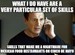 A particular set of skills meme