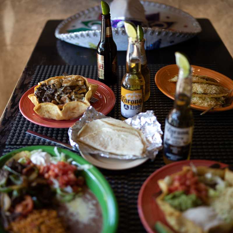 Amigo Hixson Mexican Restaurant table
